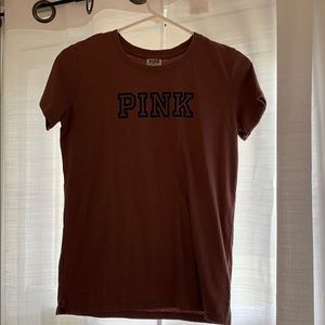 Pink tee shirt. Non smoking home. Size XS